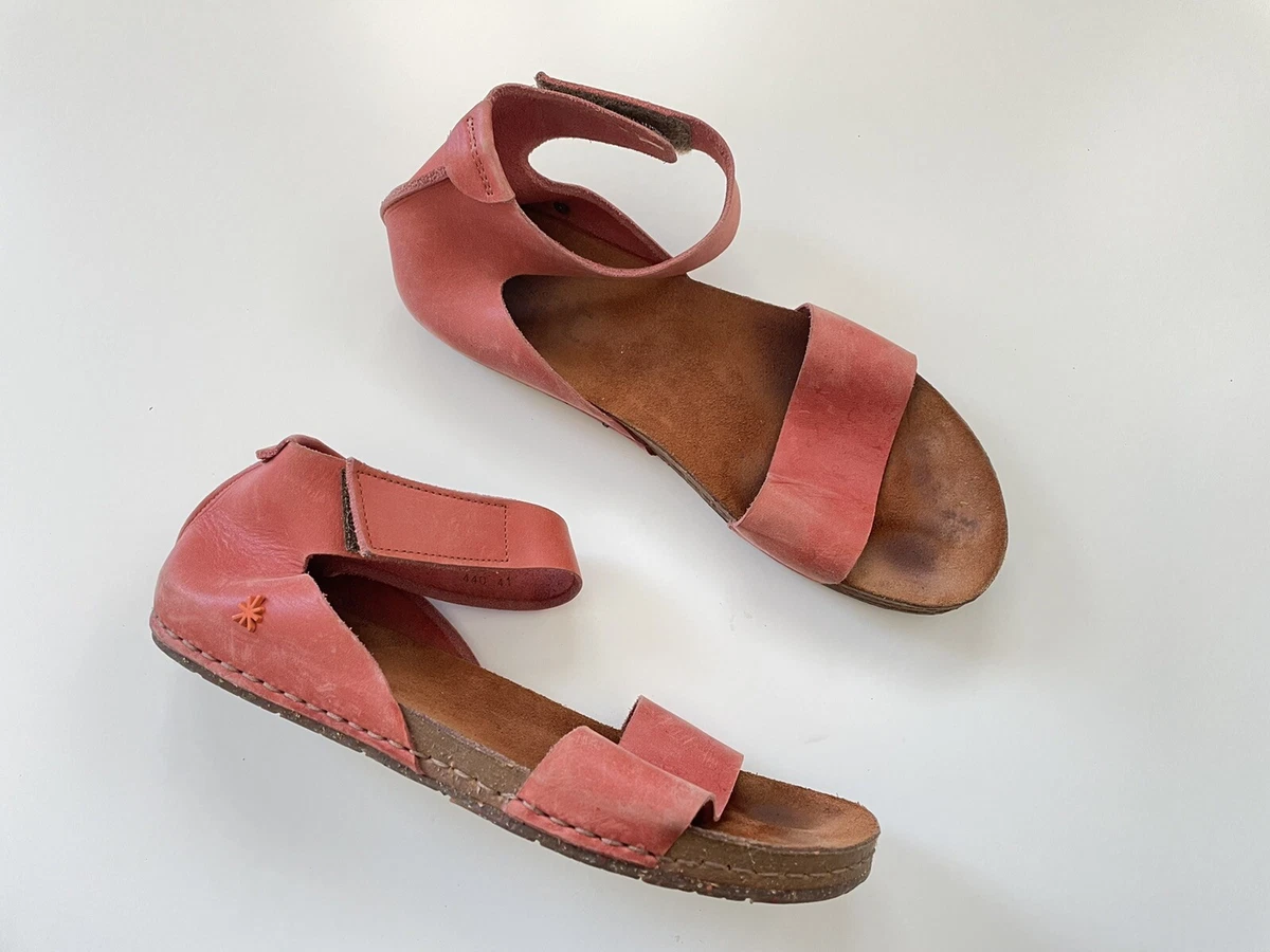 THE ART COMPANY Ankle Strap Leather Sandals size 41 eBay