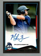 2014 Topps Pro Debut Autographs #PDAMF Mike Freeman 