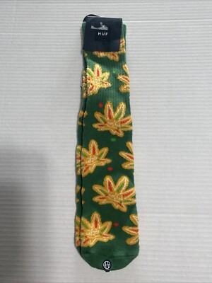 HUF Gingerbread Buddy Weed Socks