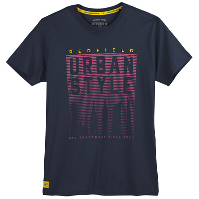 Redfield T-Shirt XXL dunkelblau Print Urban Style