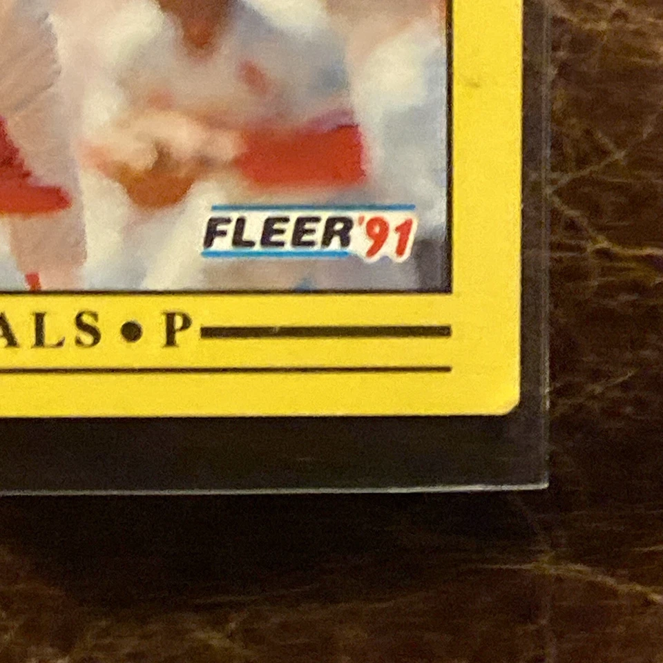 1991 Fleer Frank DiPino St. Louis Cardinals Card With Missing “.” Error In USA - Image 4 of 4
