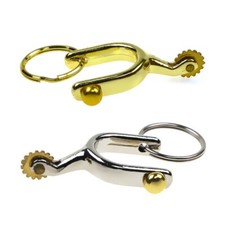 Unique Equestrian Spur Pattern Keychain Alloy Texture Unique Key Holder