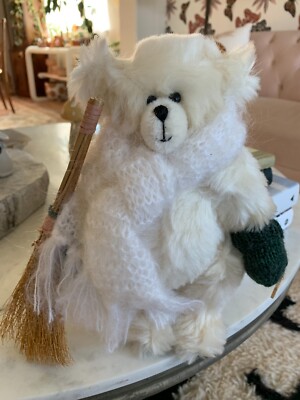 Janet Ann Anderson and Bears MOHAIR Collectible BEAR White CHINOOK #5