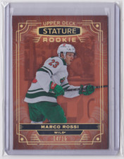 2022-23 UD STATURE ROOKIE PHOTO VARIANT ORANGE SP 14/15 MARCO ROSSI #128 WILD