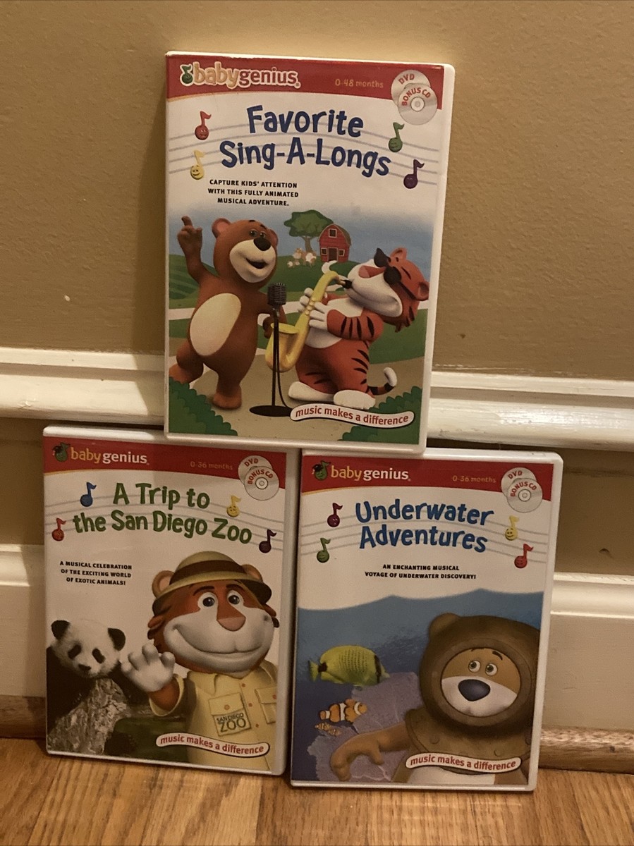 その他 Favorite Nursery Rhymes &amp; Underwater Adventures [DVD] Amazon.com: Baby Genius Underwater Adventures w/bonus Music