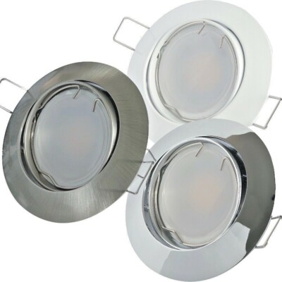 LED Deckenstrahler Fabian Gu10 9Watt 900Lumen 230Volt Einbaustrahler Einbauspots