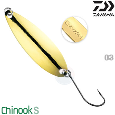 Daiwa CHINOOK S 4.5 g Trout Spoon Assorted Colors | eBay