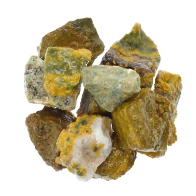 Sea Jasper - Rough Rocks for Tumbling - Wholesale Stone Crystal Mineral (Mada)