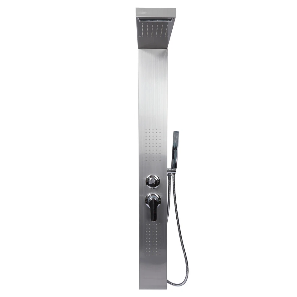 Duschpaneel Regendusche Edelstahl Badarmatur Wasserfalldusche Dusche Massagedüse - Bild 2 von 4