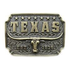 Zinc alloy belt buckle Texas cow head belt buckle Western denim