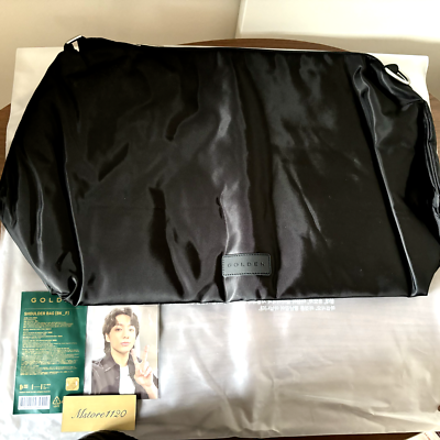 BTS グク GOLDEN ショルダーバッグ BTS Jungkook Golden Shoulder Bag With Photocard Black New | eBay