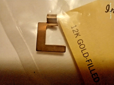 Vintage SPEIDEL INITIAL CONECTION 12K GOLD FILLED LETTER PENDANTS Letter L