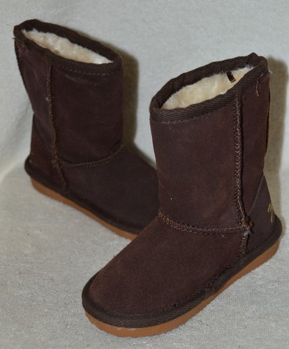 Zodiac Niños Pequeños Botas de Invierno Lil Tricia Cuero Negro/Marrón - Talla 8/9/10 - Imagen 16 de 16