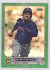 2022 Topps Chrome Logofractor Edition Green Refractor 97/99 Jose Ramirez 0y0n
