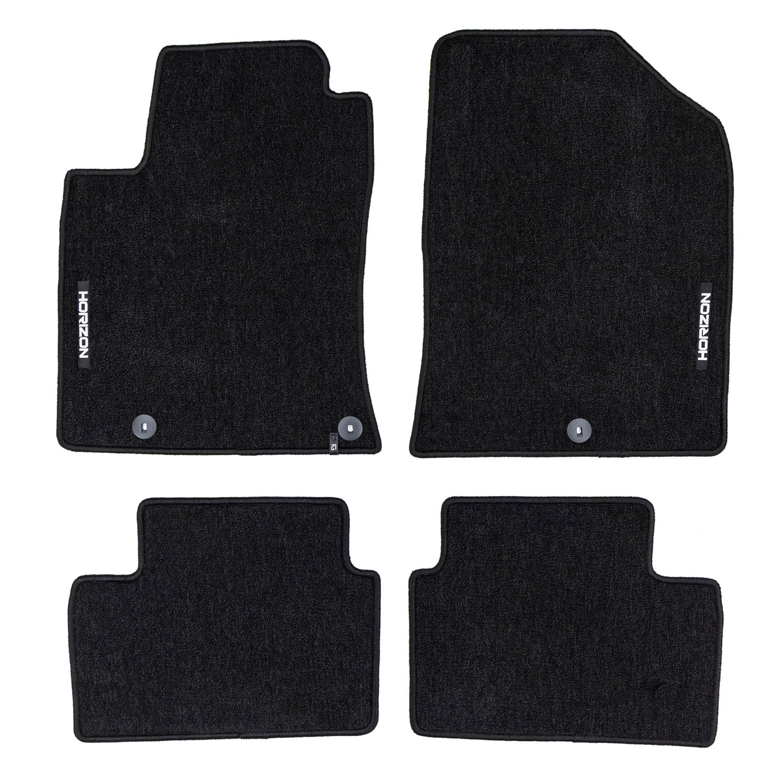 Tapis de sol Hyundai i30 Hybrid 2017-2026 : sur mesure anti-saleté en velours noir