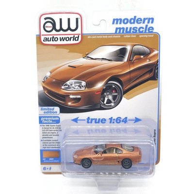 Auto World Premium Modern Muscle 1998 Toyota Supra Sedona Sunset Metallic