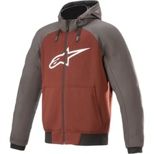 Alpinestars Chrome Sport Hoodie XX-Large, Tar Gray/Burgundy 