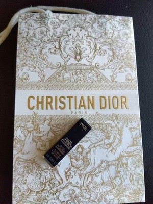 Dior Addict Lip Maximizer 001 Pink mit Weihnachtsgeschenk Papier Einkaufstasc...