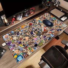 40 90cm1pc Large Anime Desk Mat - Non-Slip Gaming  Office Desk Mat with Anime C
