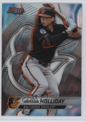 2025 Bowman's Best Aqua Lava Refractor 53/199 Jackson Holliday #32 0ti4
