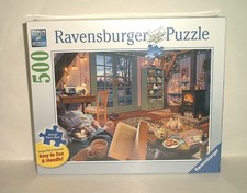 Ravensburger COZY RETREAT 500 Large Piece Format Puzzle Brand New Sealed 27"x20"