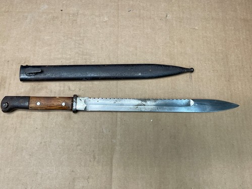 WWI Imperial German Model 1914 Mauser Sawback Bayonet SAMSON WERK