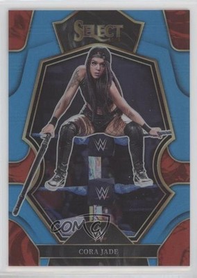 2023 Panini Select WWE Premier Level Blue Prizm 34/199 Cora Jade #114 0kr0