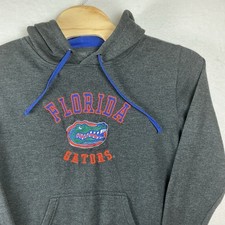 Florida Gators Hoodie Sweatshirt Size Large Stadium Athletics Gray Pullover
