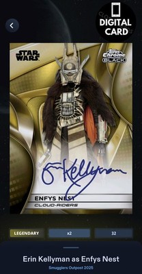50cc ENFYS NEST GOLD SIGNATURES SMUGGLERS OUTPOST 25 Star Wars Card Trader