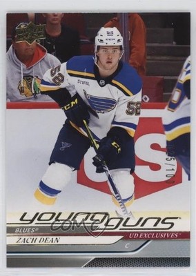2024 Upper Deck Series 1 Young Guns Exclusives 25/100 Zach Dean Rookie RC 18vw