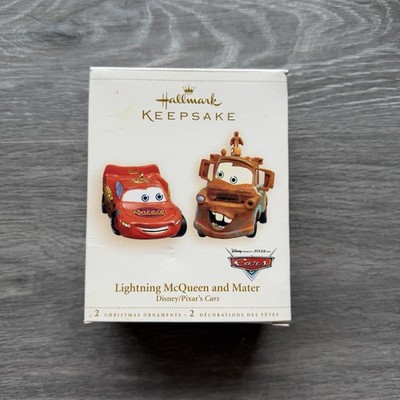 2006 Hallmark Keepsake Lightning McQueen and Mater Disney Cars