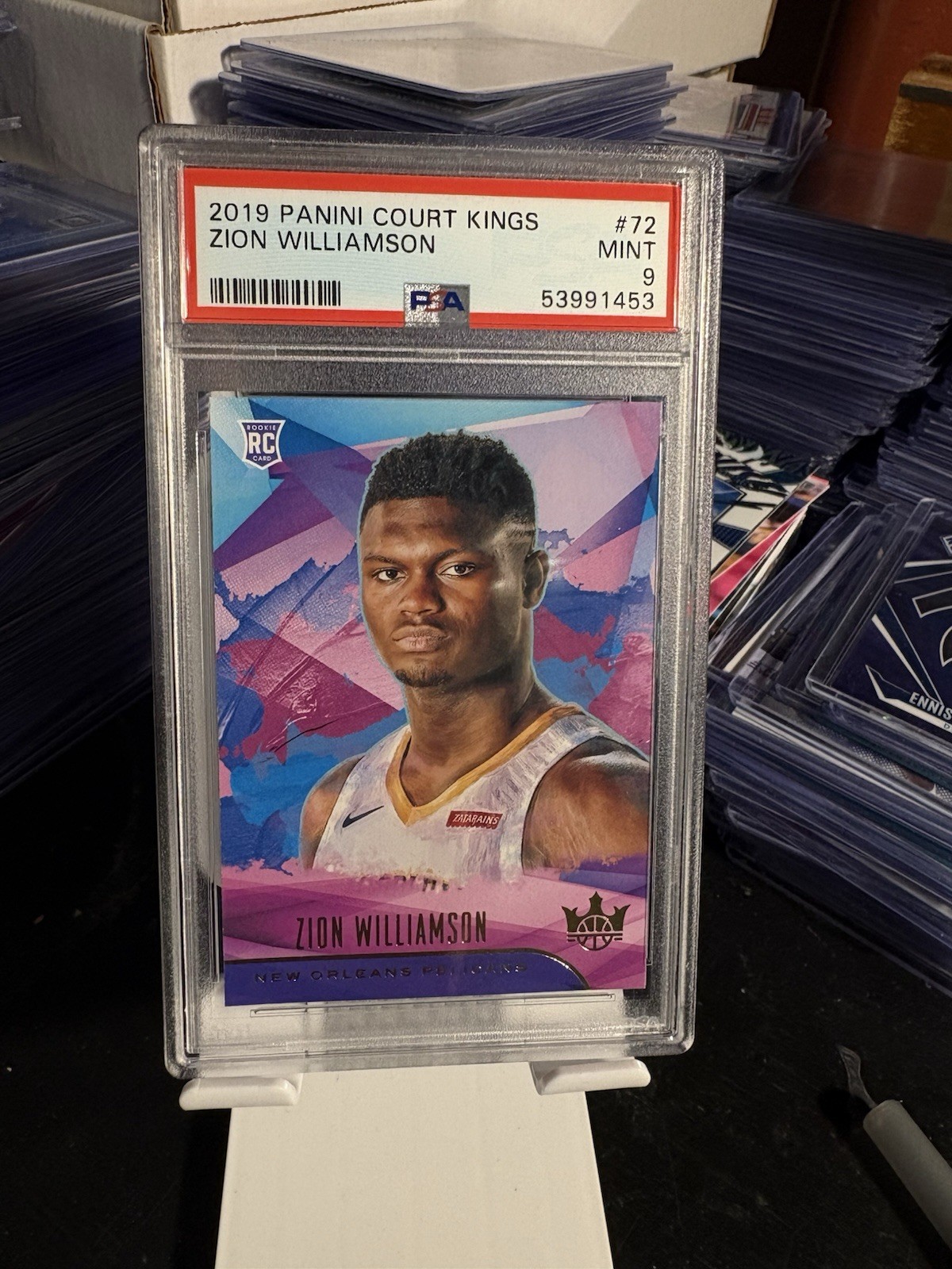 2019-20 Panini Court Kings - Rookies I Zion Williamson #72 (RC)