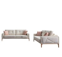 Sofagarnitur Big Couch Sofa Couchen Polster MöBel Set 3+3 Sitzgarnitur