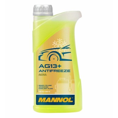 Kühlerfrostschutz MANNOL Advanced Antifreeze -40°C 1 Liter Gelb Frost Schutz 