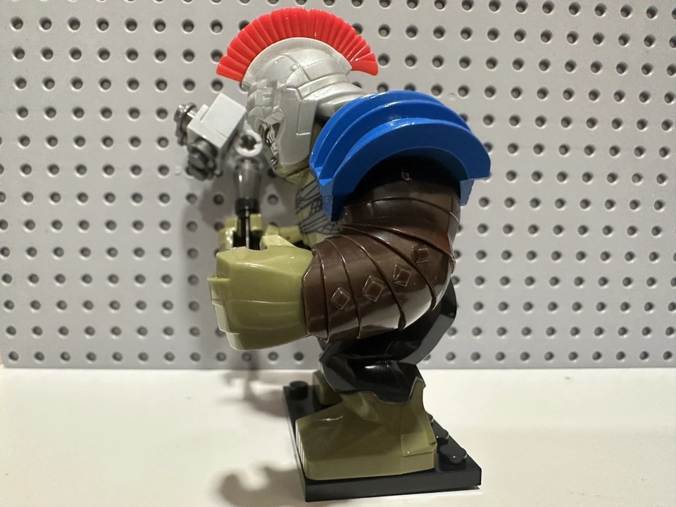Lego Marvel Hulk Thor Ragnarok Figura Grande Minifigura Personalizada Foto 2 de 4