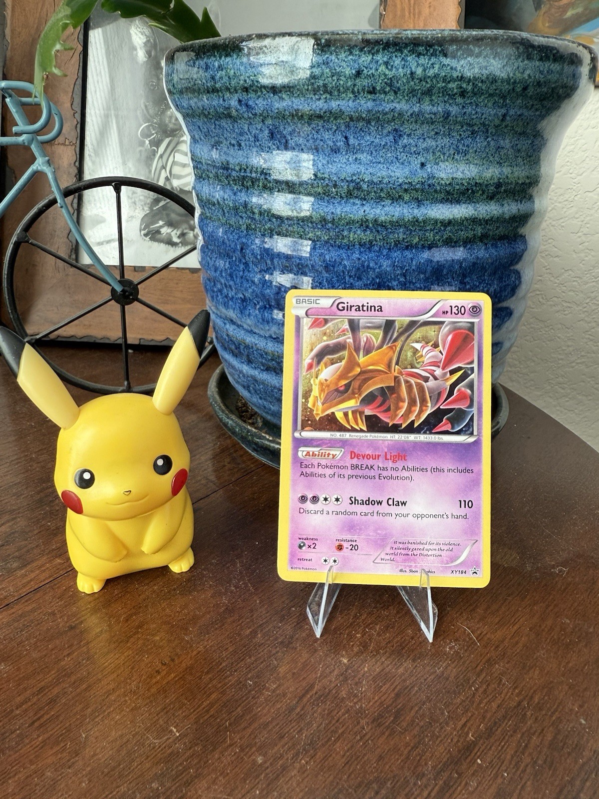 Giratina Black Star Holo Promo Card XY184 Pokémon TCG