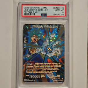 god rare vegeta card SSB Vegeta Unbridled Power God Rare