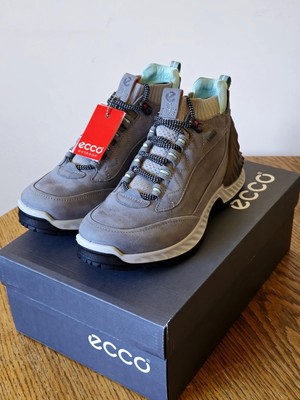 ECCO Exohike Nubuk Gore-Tex GTX Damen Outdoor Stiefeletten Gr. 4 UK Brandneu_Neu