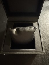 Schmuck-/Uhr Etui Schwarz Kunstleder Top Zustand