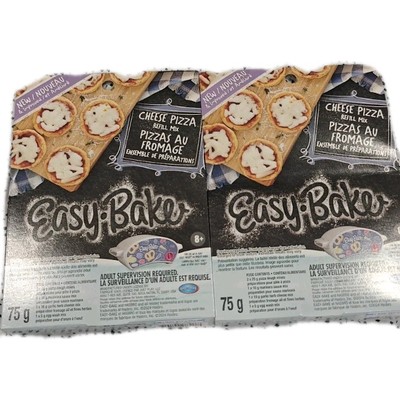 (x2)-Easy Bake Cheese Pizza Refill Mix For Easy Bake Ultimate Oven Set Lot-NEW