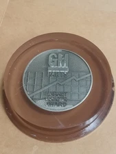 General Motors Parts Employee Advertising Paper Weight Vintage