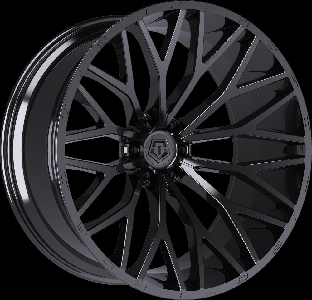 TIS Wheels 566B 22x10 -19 Gloss Black 6x139.7 6X5.5 (QTY 4