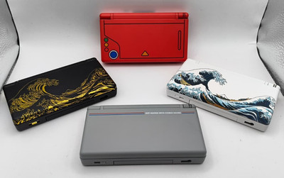 Nintendo DS Lite Konsole Custom Design + USB-C Mod | Stylus | Top Zustand