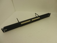 Tripp Lite 12-Port Cat6 Patch Panel Rackmount 2416BTS Punch Down RJ45