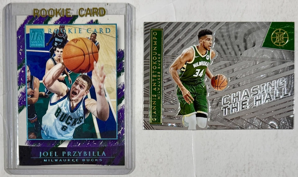 Lote de 23 tarjetas coleccionables de baloncesto de la NBA Milwaukee Bucks HOFers Rookies All-Stars Foto 4 de 4