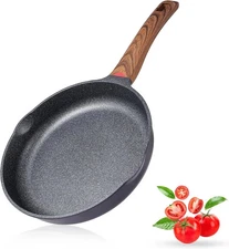 Vinchef Nonstick Frying Pan Anti Scratch,9.5 Inch Skillet 9.5 INCH, Black 