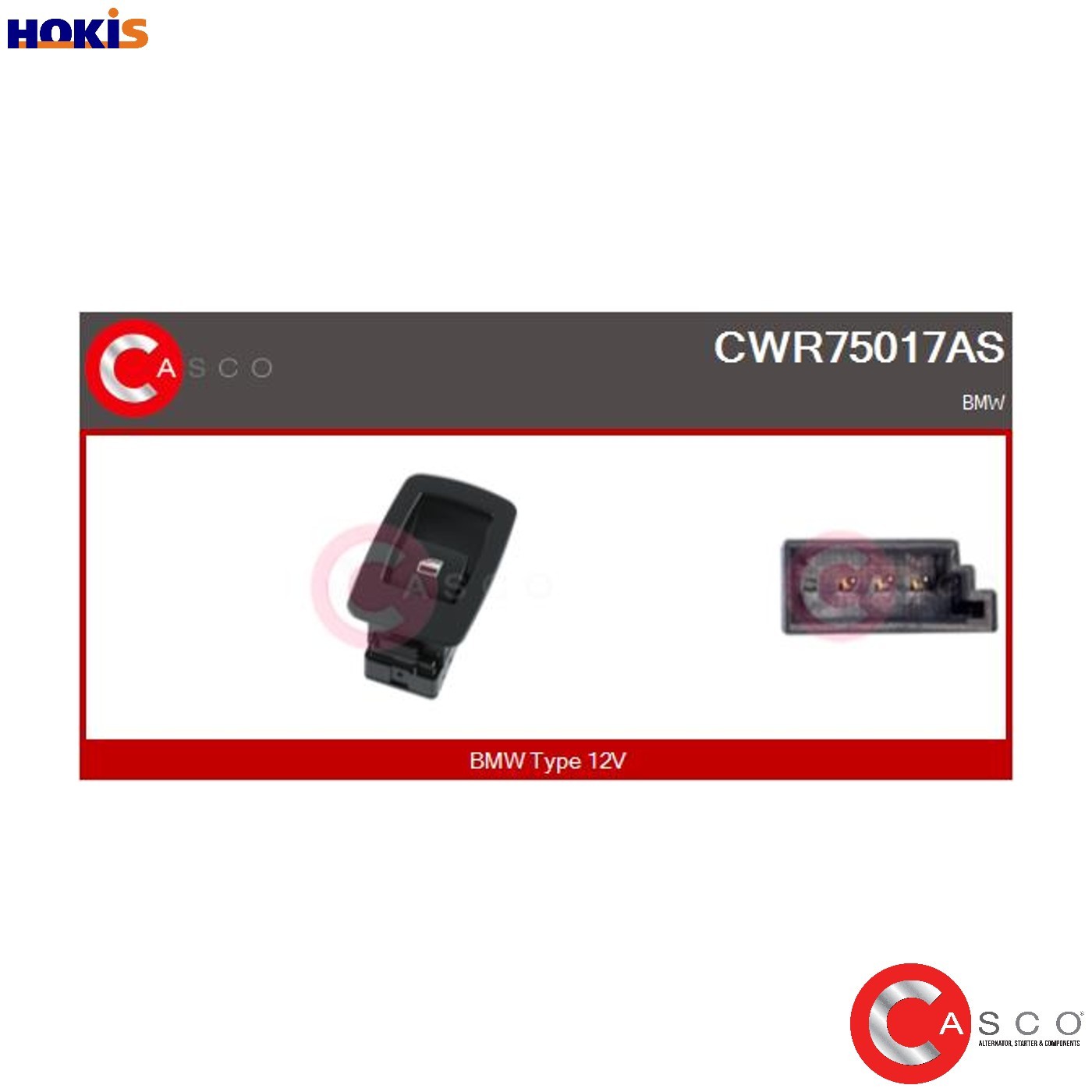 SWITCH WINDOW REGULATOR CWR75017AS FOR BMW 3/E90/E91 X5/E70/SAV X6/E71/E72/SAC