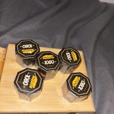 Predator 1080 Billiards Pool Cue Stick Chalk - 5 Piece Pack - Blue Octagon