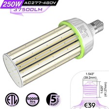 250W Led Corn Cob Lights Bulb E39 Base 277-480V Commercial Industrial Lighting