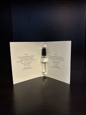 Jo Malone Wood Sage & Sea Salt Cologne Sample Spray .05oz, 1.5mL New In Card